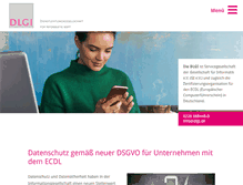 Tablet Screenshot of dlgi.de
